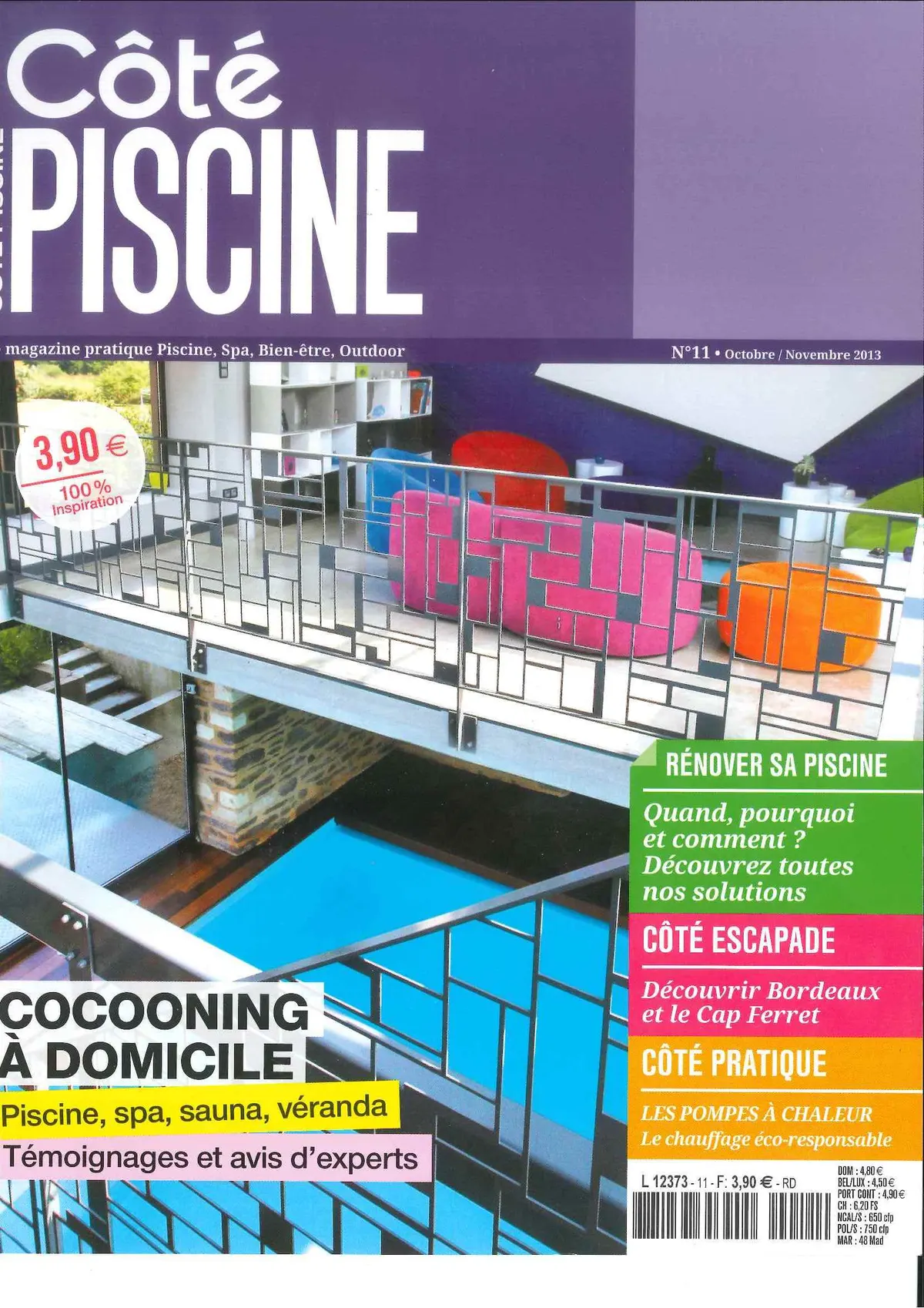 Couverture du magazine Côté Piscine