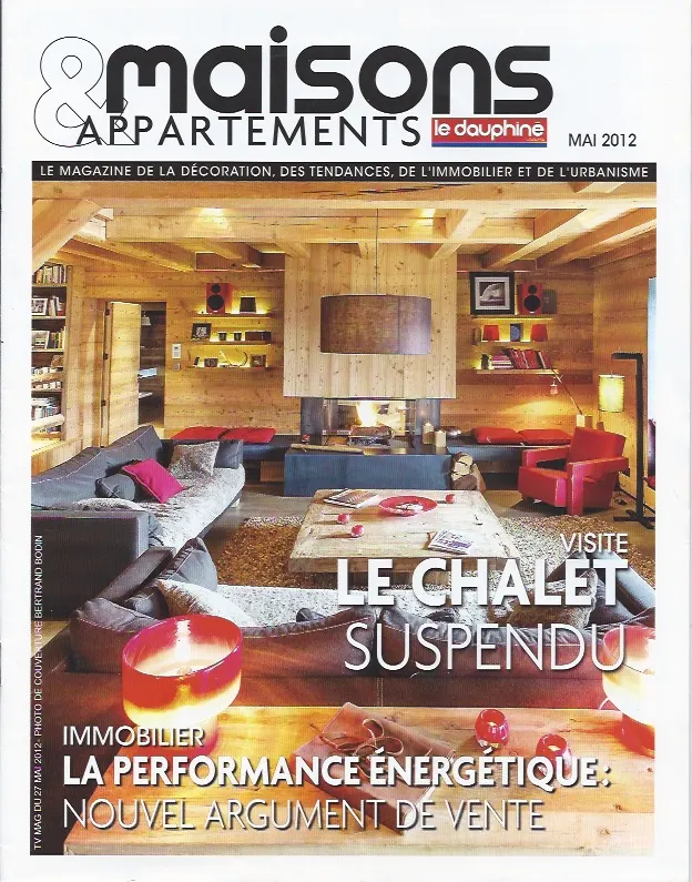 Couverture du magazine Le Dauphiné Libéré, Maisons & Appartements · Mai 2012