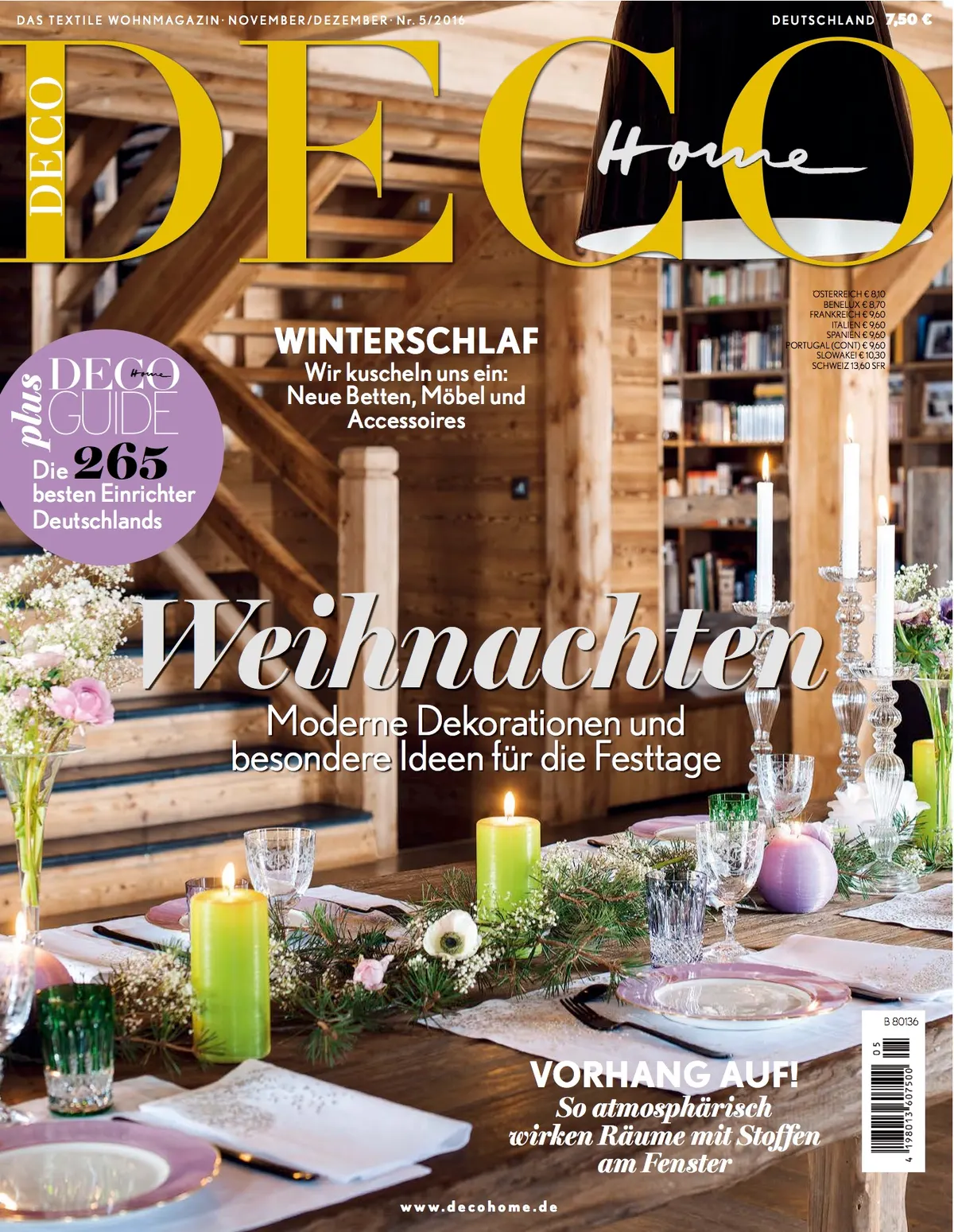 Couverture du magazine Deco Home, Allemagne